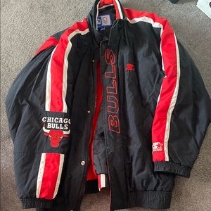 Starter Chicago Bulls Black Jacket
